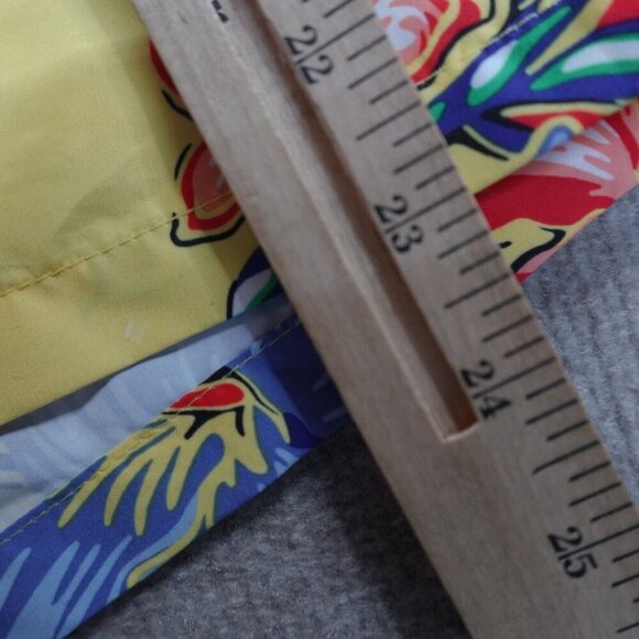 Polo Ralph Lauren Swim Shorts 4XLT Tall Yellow Floral Print Lined Drawstring NEW - Picture 3 of 13